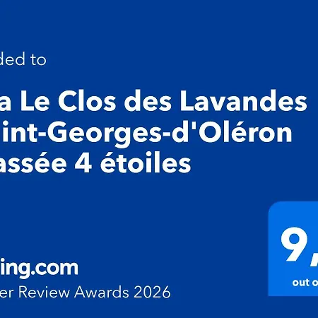 Le Clos Des Lavandes - Saint-georges-d'oléron - Classée 4 étoiles *